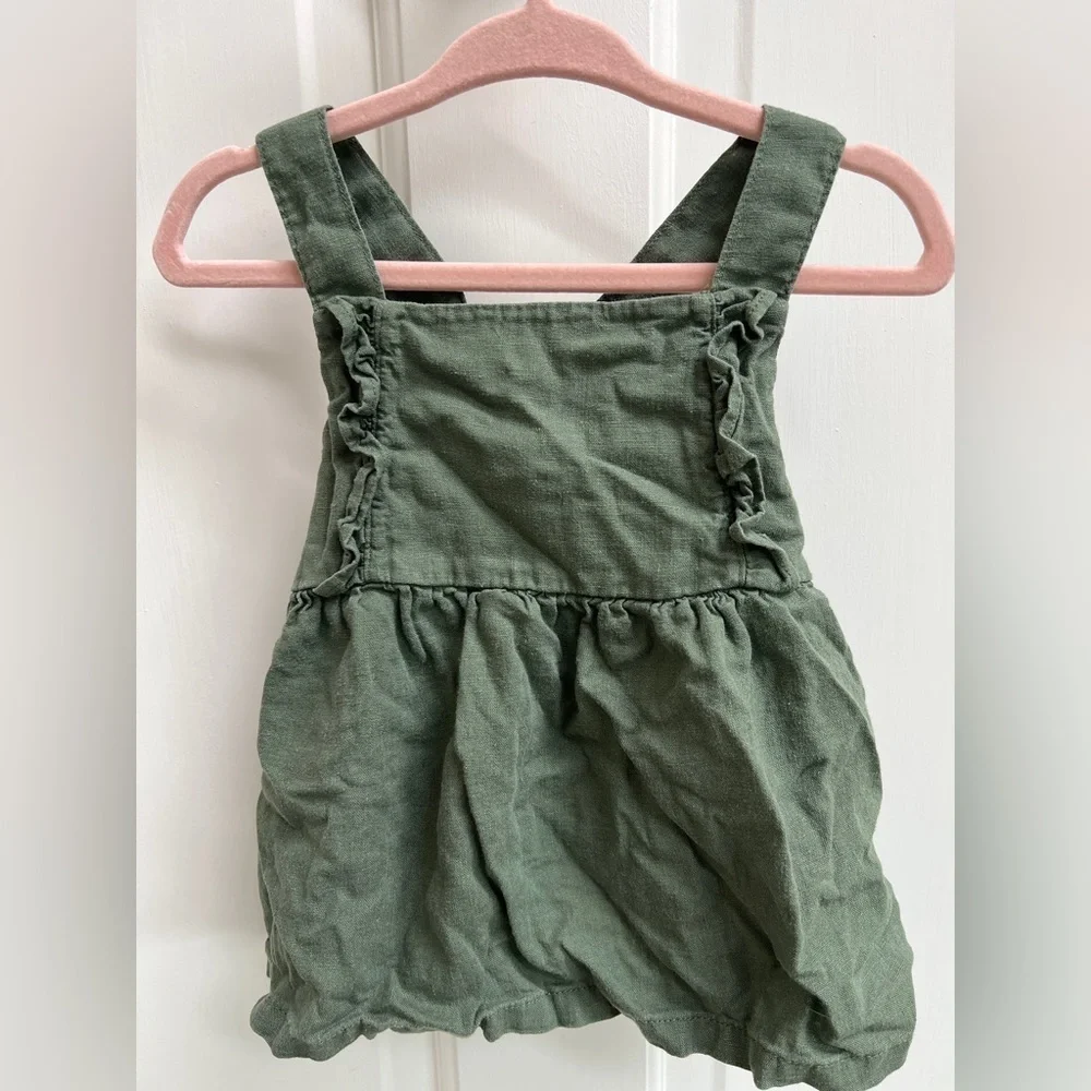 Carter’s 24M Olive Green Crisscross Back Formal Tank top Blouse